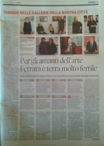 Pagina gallerie d'arte