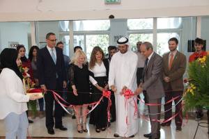 Inauguraz. mostra Carletti alla Sharjah University, settembre '14