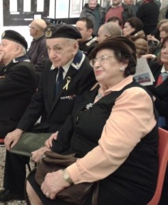 William Ferrari con la moglie