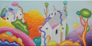 Luca Alinari, olio su tela cm. 20x40