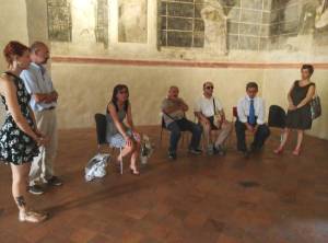 I presenti all'inaugurazione