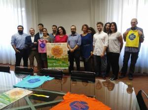 Il vicesindaco Maisto insieme agli organizzatori dell'evento