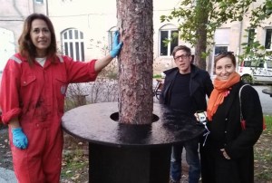 Da sinistra, Silvia Donini, Riccardo Catozzi e Maria Livia Brunelli