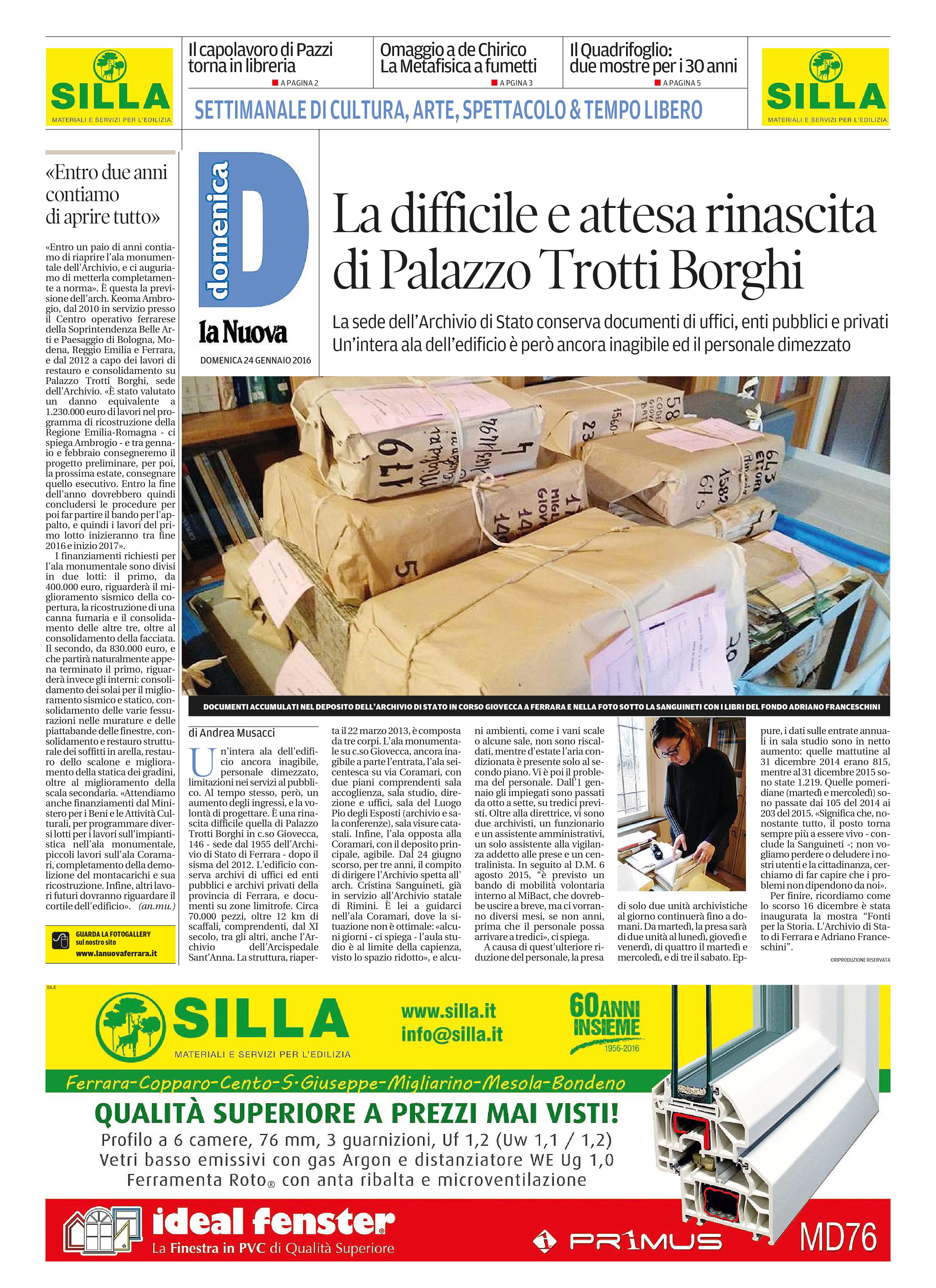 mia pagina su Archivio