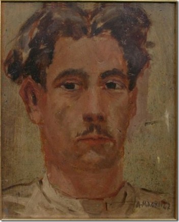 antenore-magri-autoritratto-1942-olio-su-tavola