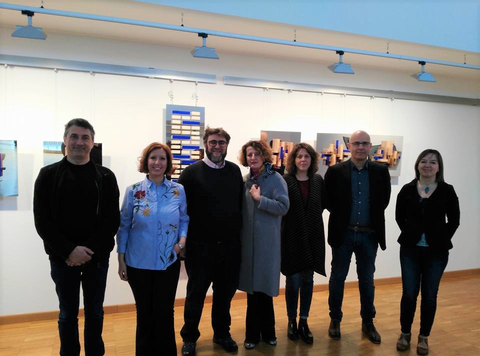 artista, curatori, organizzatori e assessore